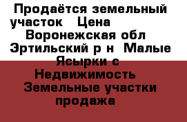 Продаётся земельный участок › Цена ­ 150 000 - Воронежская обл., Эртильский р-н, Малые Ясырки с. Недвижимость » Земельные участки продажа   